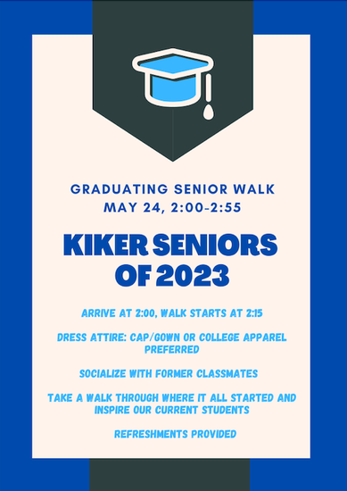 Graduating Seniors Walk